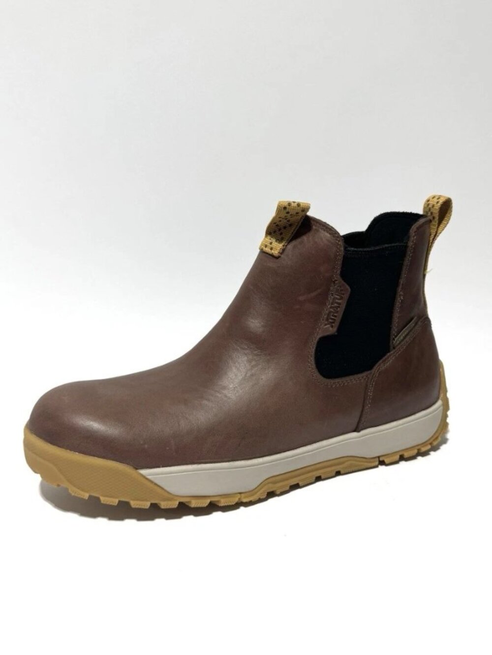 Xtratuf Mens Waterproof Leather Ankle Boots Brown Size 10M